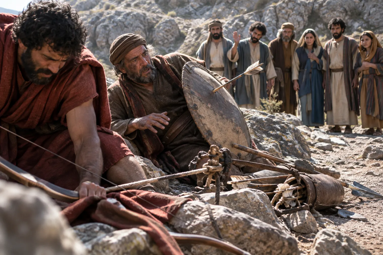Sudden reversal (Psalms 64:7–8)