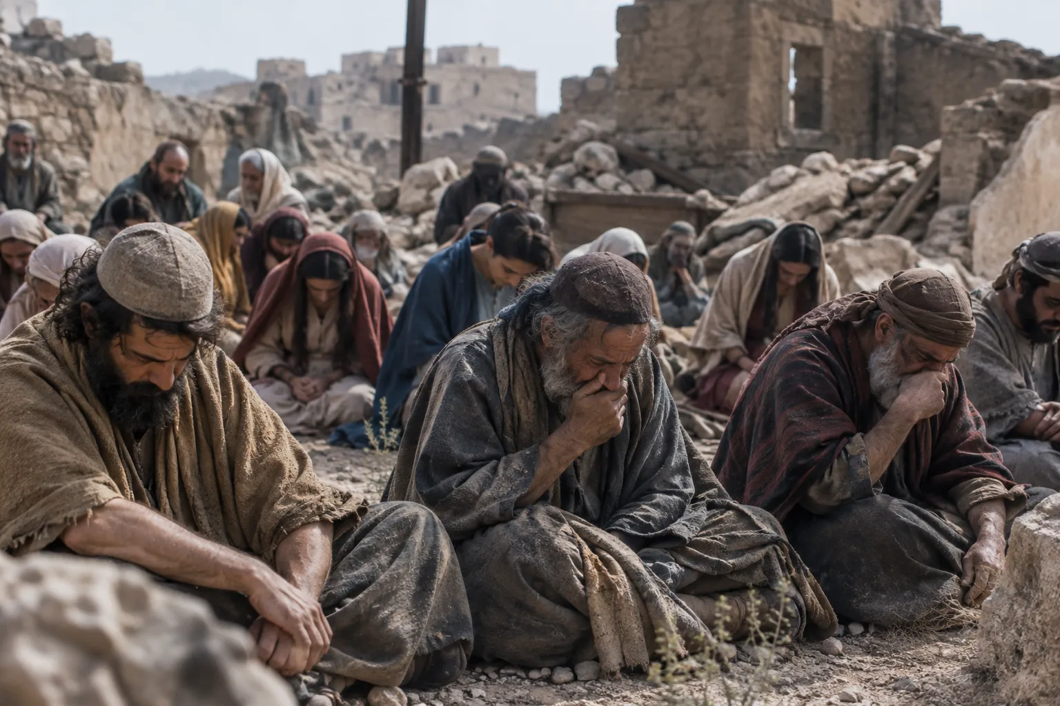 Silence in the Dust (Lamentations 2:10)