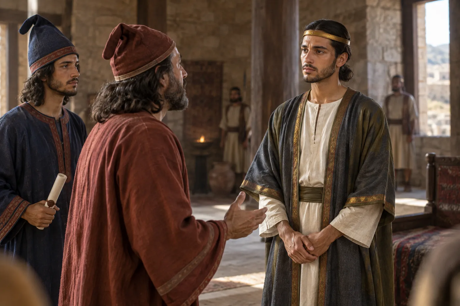 Hiram’s Envoys Before Solomon (1 Kings 5:1–6)