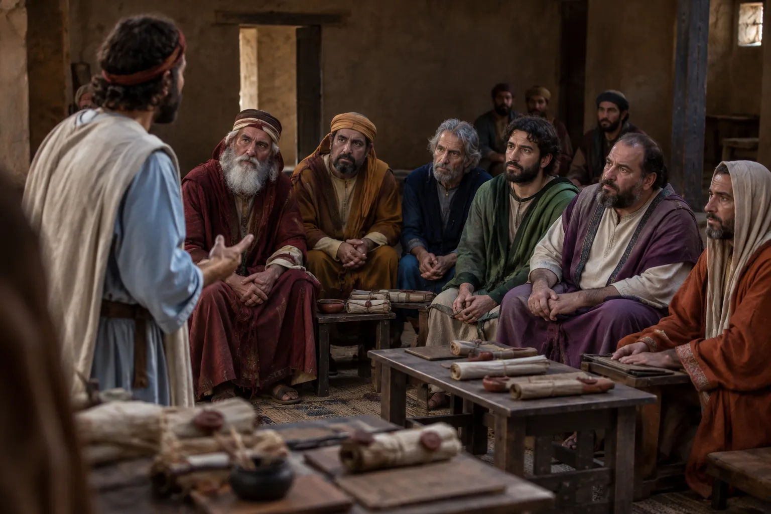 Micaiah Reports to the Officials (Jeremiah 36:11–13)