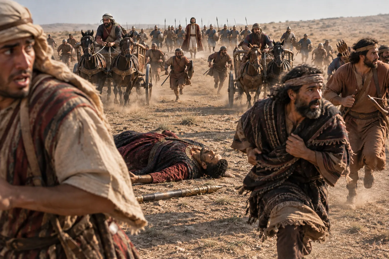 Shophach Falls and Aram Flees (1 Chronicles 19:17–18)