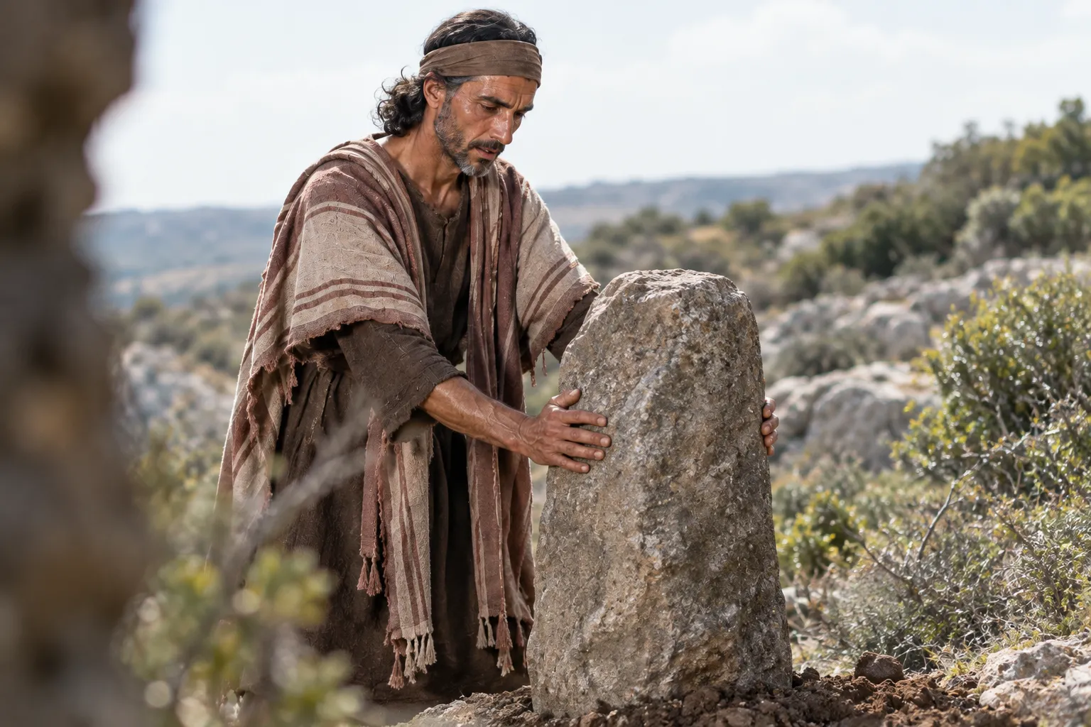 Ebenezer, the stone of help (1 Samuel 7:12)