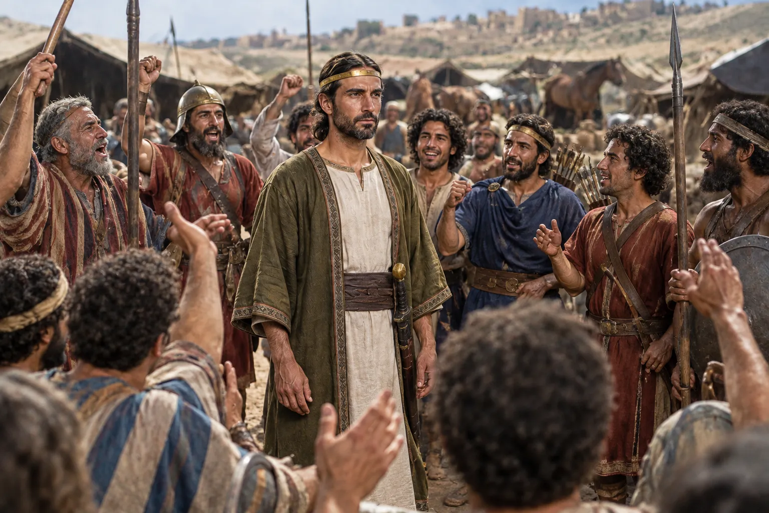 The army proclaims Omri king (1 Kings 16:15–16)