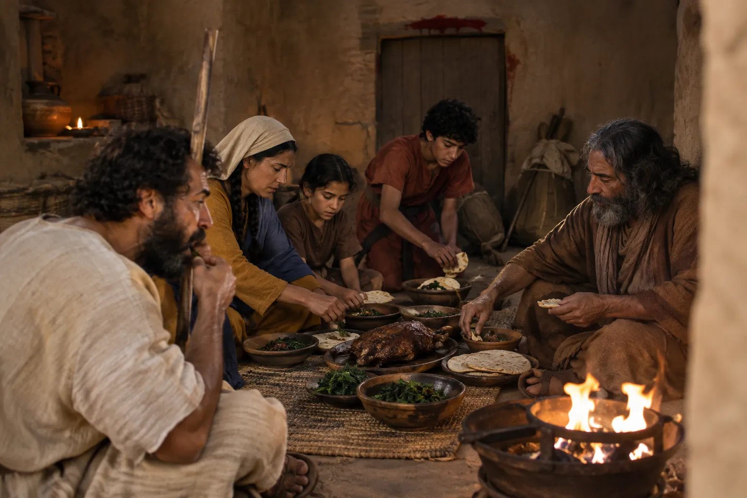 The Passover Meal (Exodus 12:8–13)