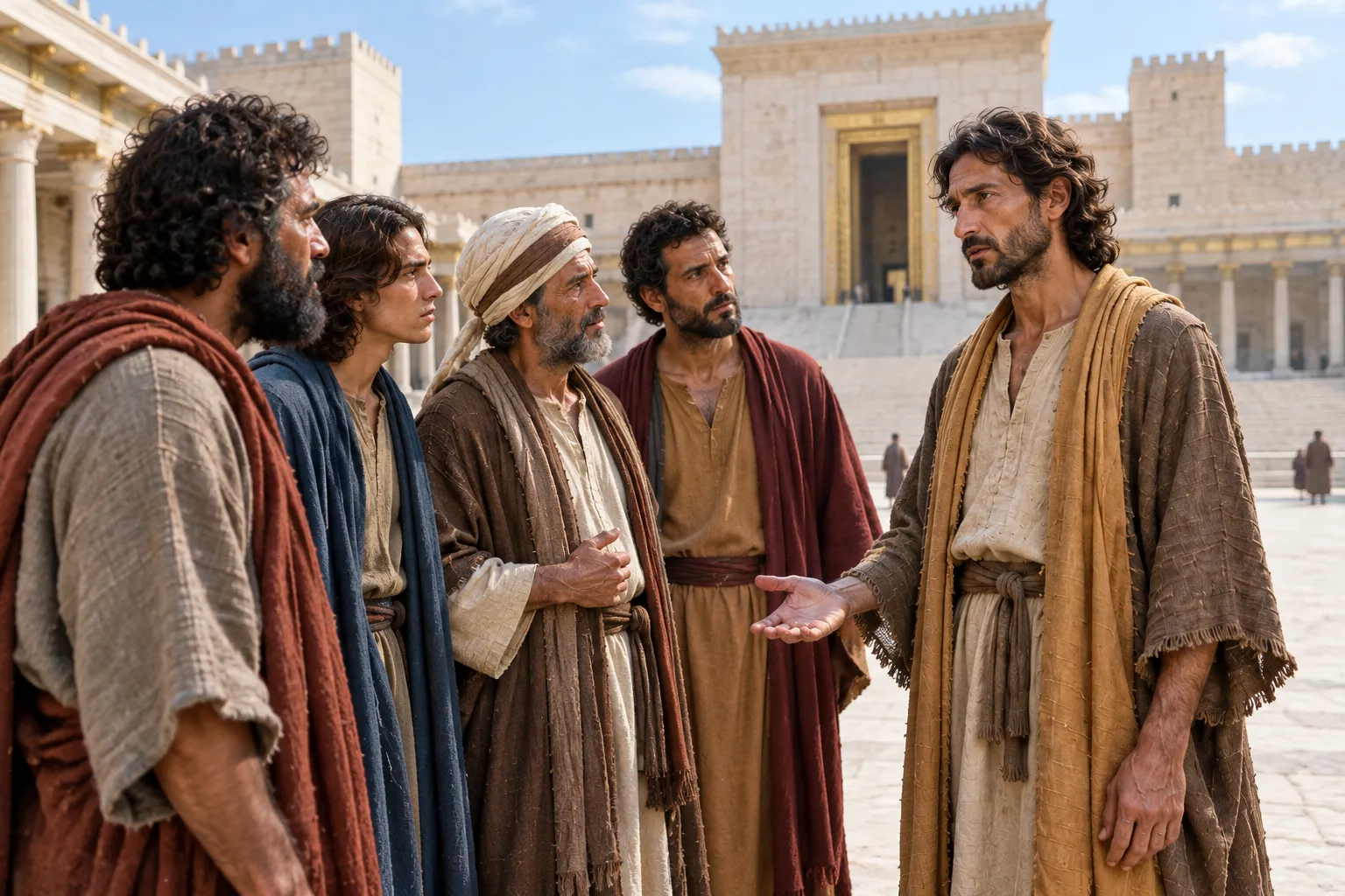 Not one stone left upon another (Luke 21:5–7)