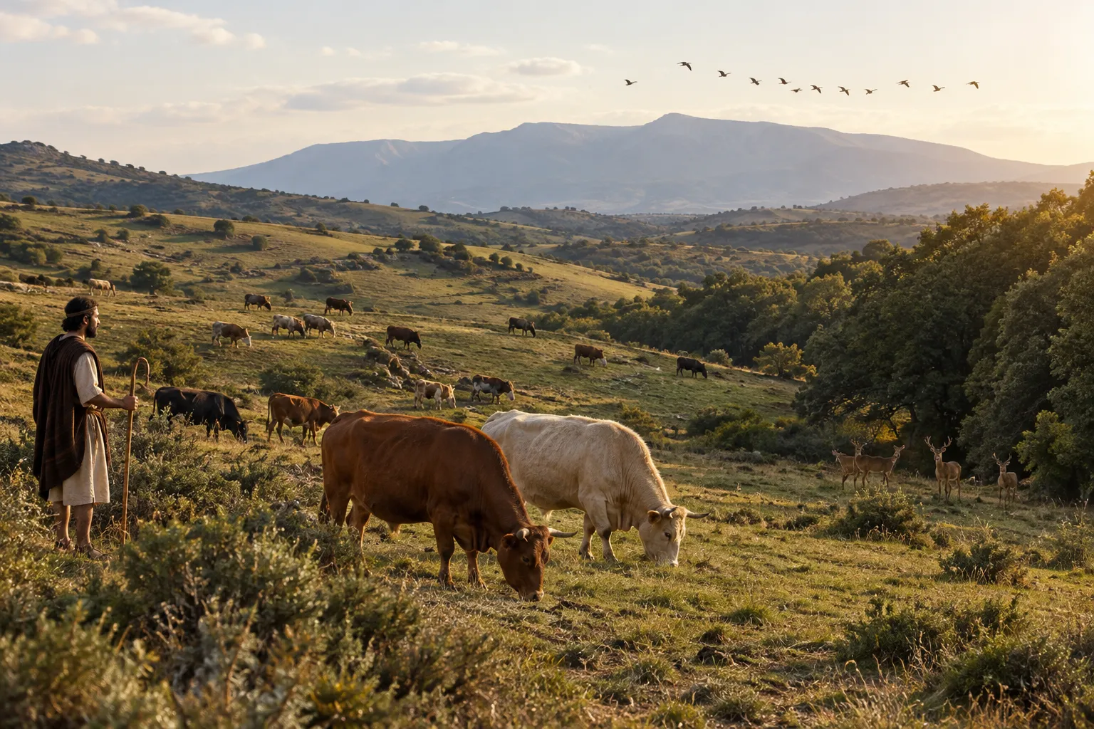The cattle on a thousand hills (Psalms 50:9–13)