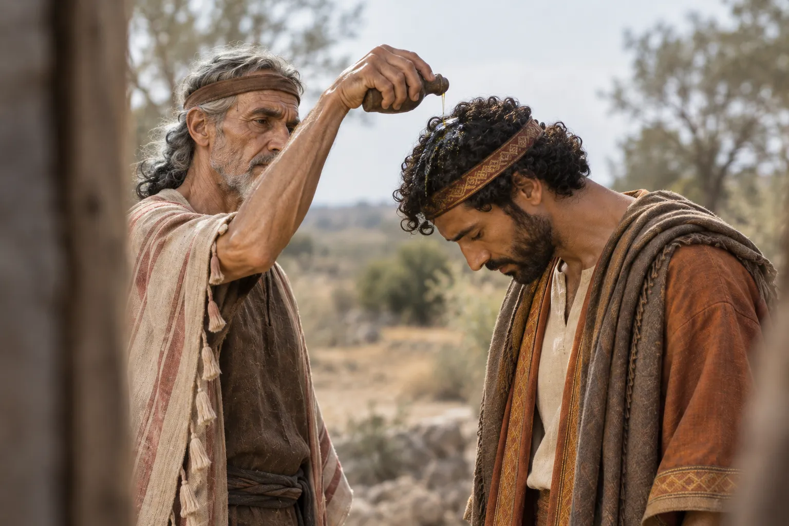 Samuel Anoints Saul (1 Samuel 10:1)