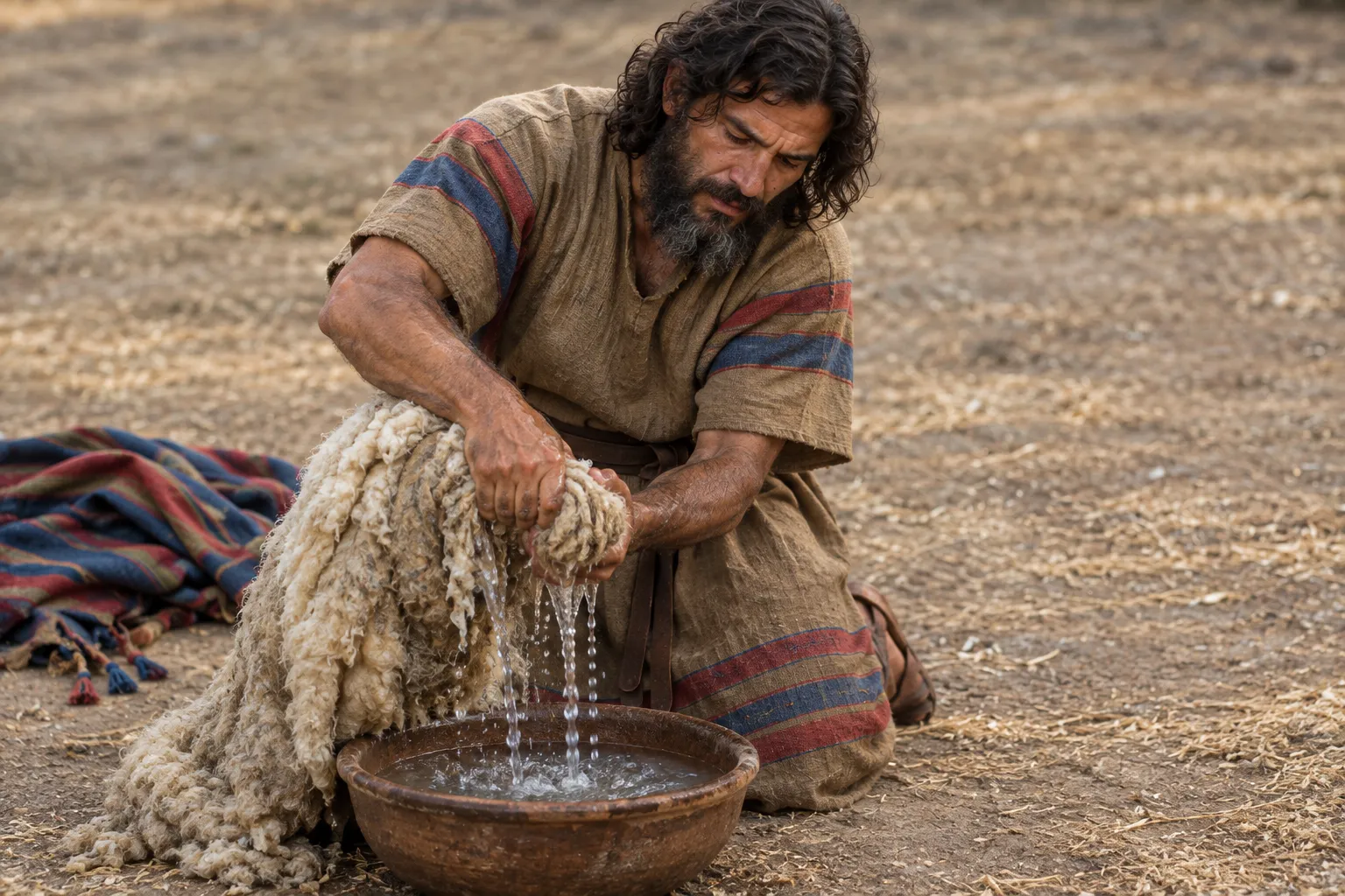 The Dew in the Fleece (Judges 6:37–38)