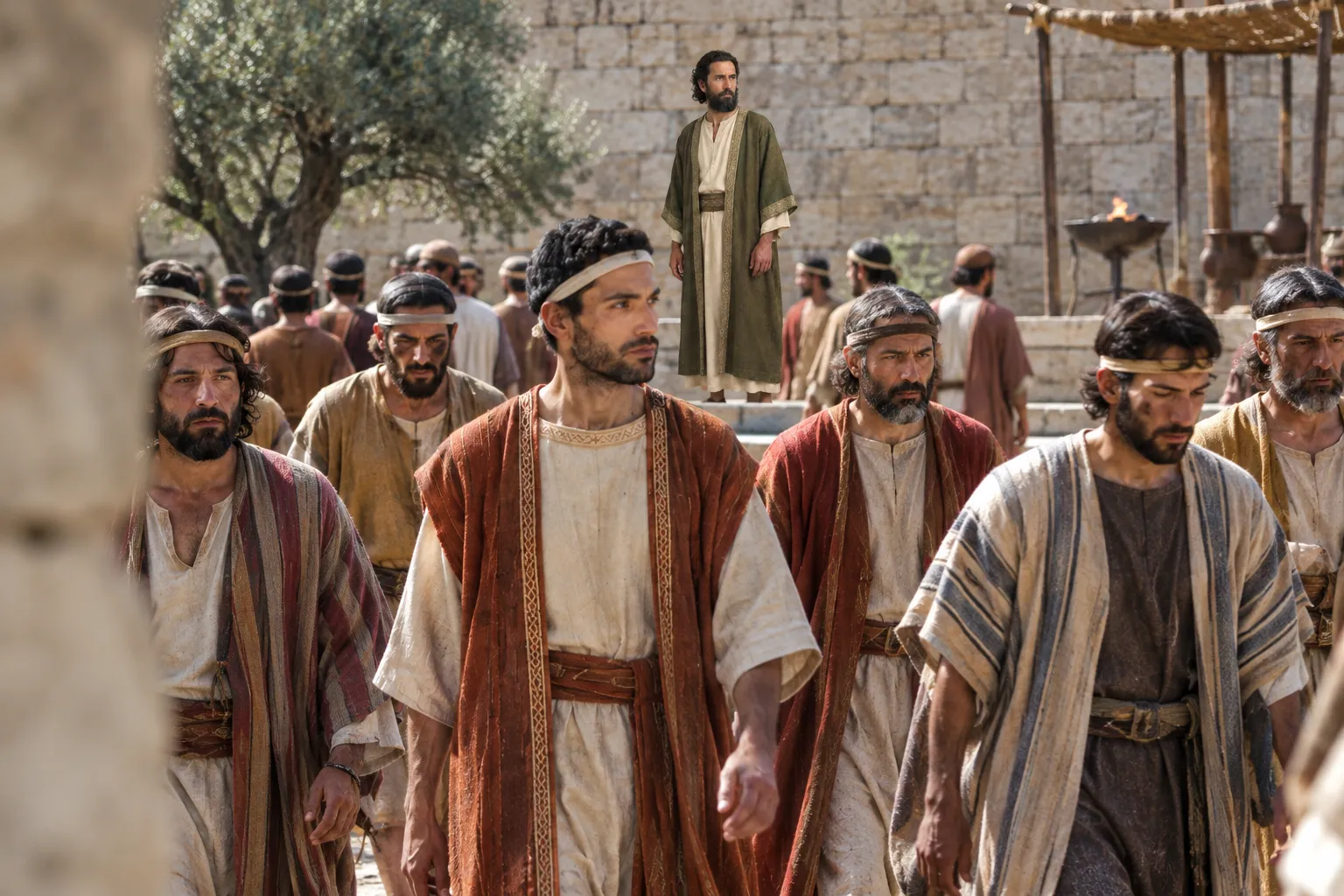 Israel rejects Rehoboam and leaves (2 Chronicles 10:12–16)