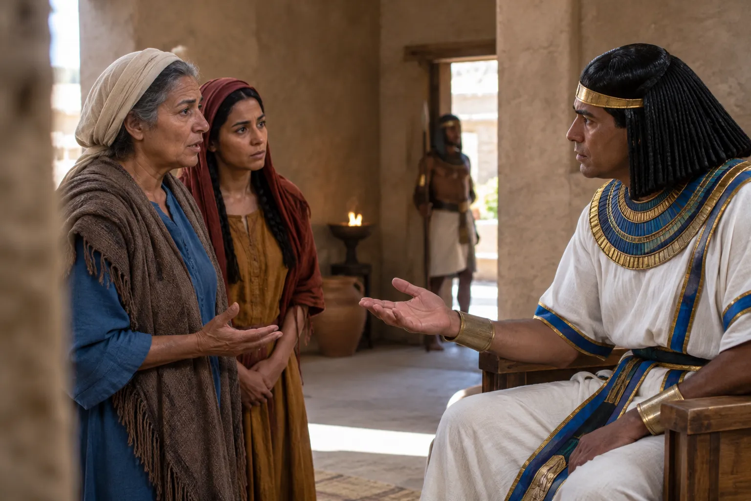 The midwives answer Pharaoh (Exodus 1:18–19)