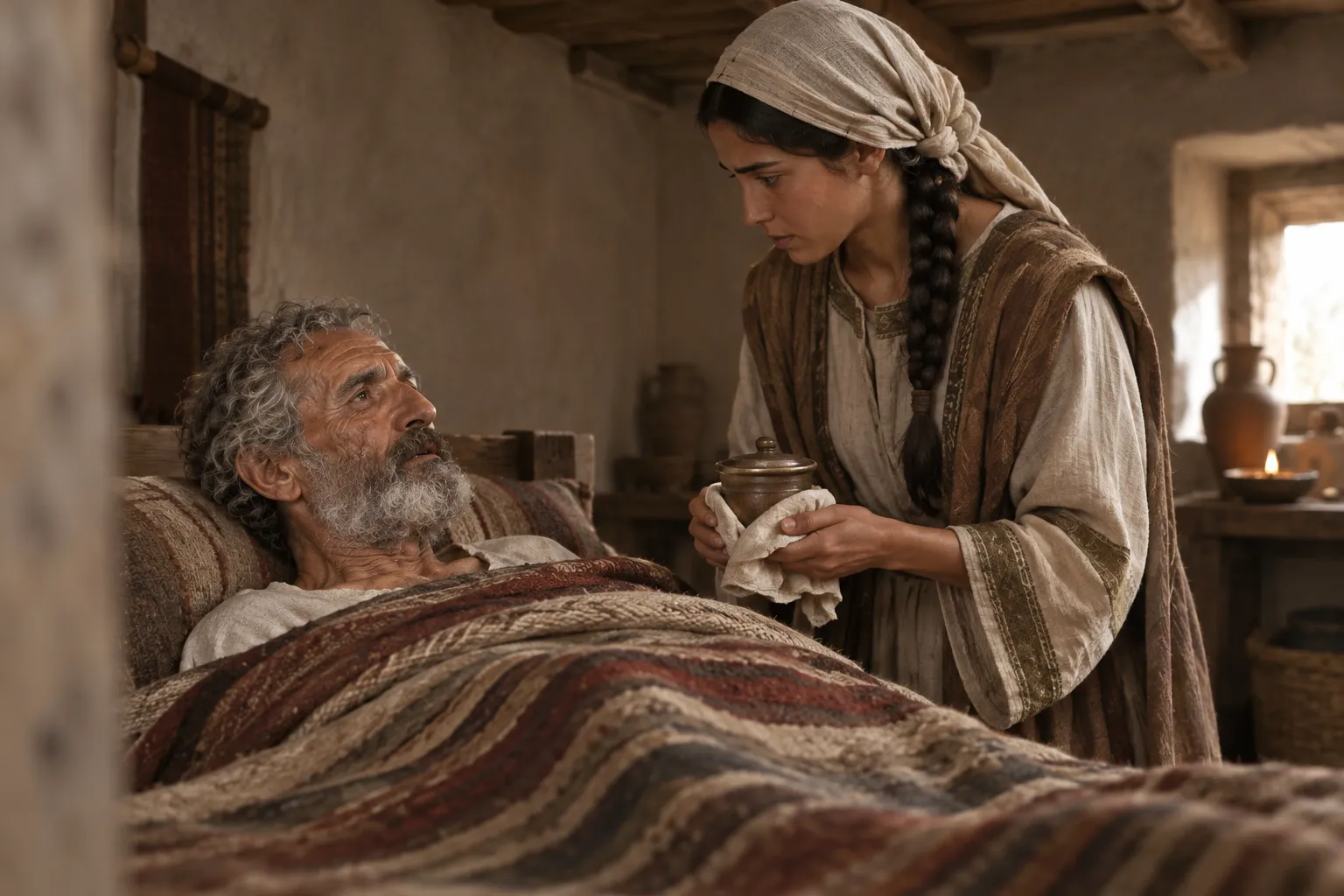 Abishag Serves the Aged David (1 Kings 1:1–4)