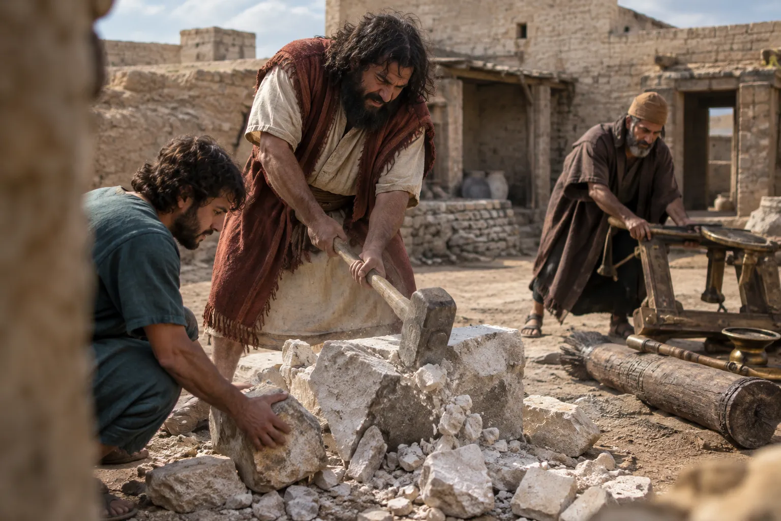 The Altar Stones Crushed (Isaiah 27:9)