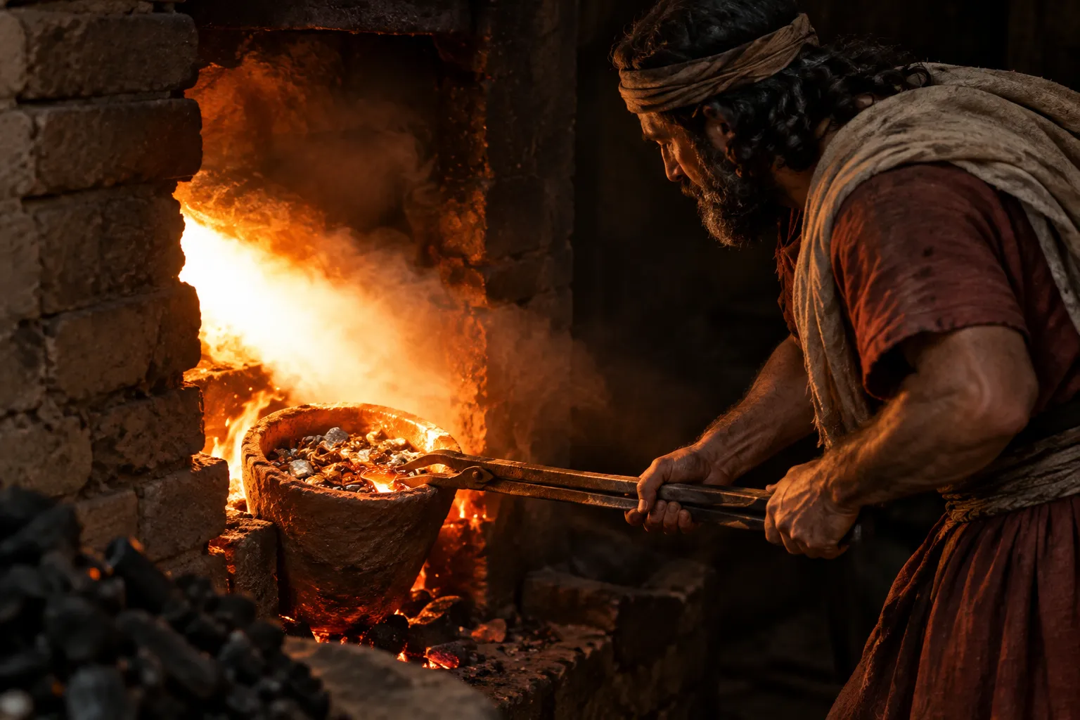 Dross gathered into the furnace (Ezekiel 22:18–22)