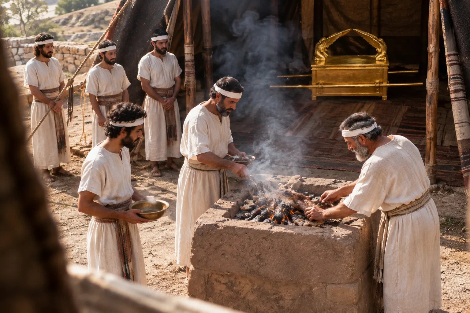 Offerings Before the Ark (1 Chronicles 16:1)