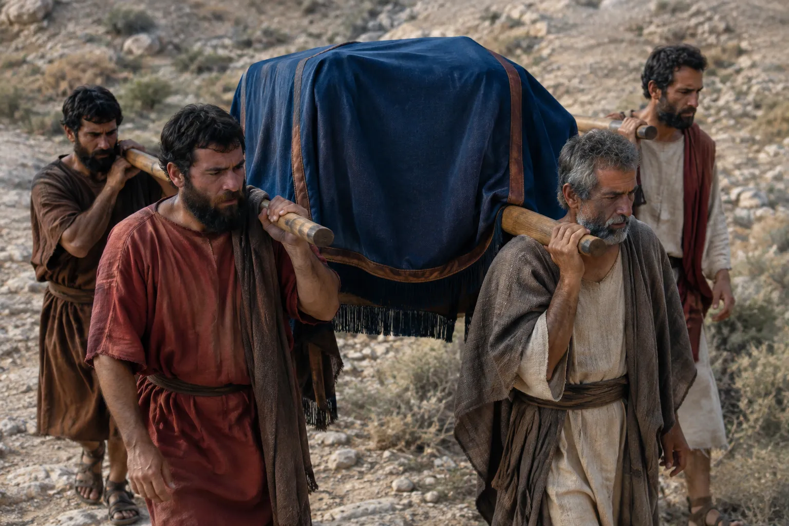 Levites bear the ark of the covenant (Deuteronomy 10:8)