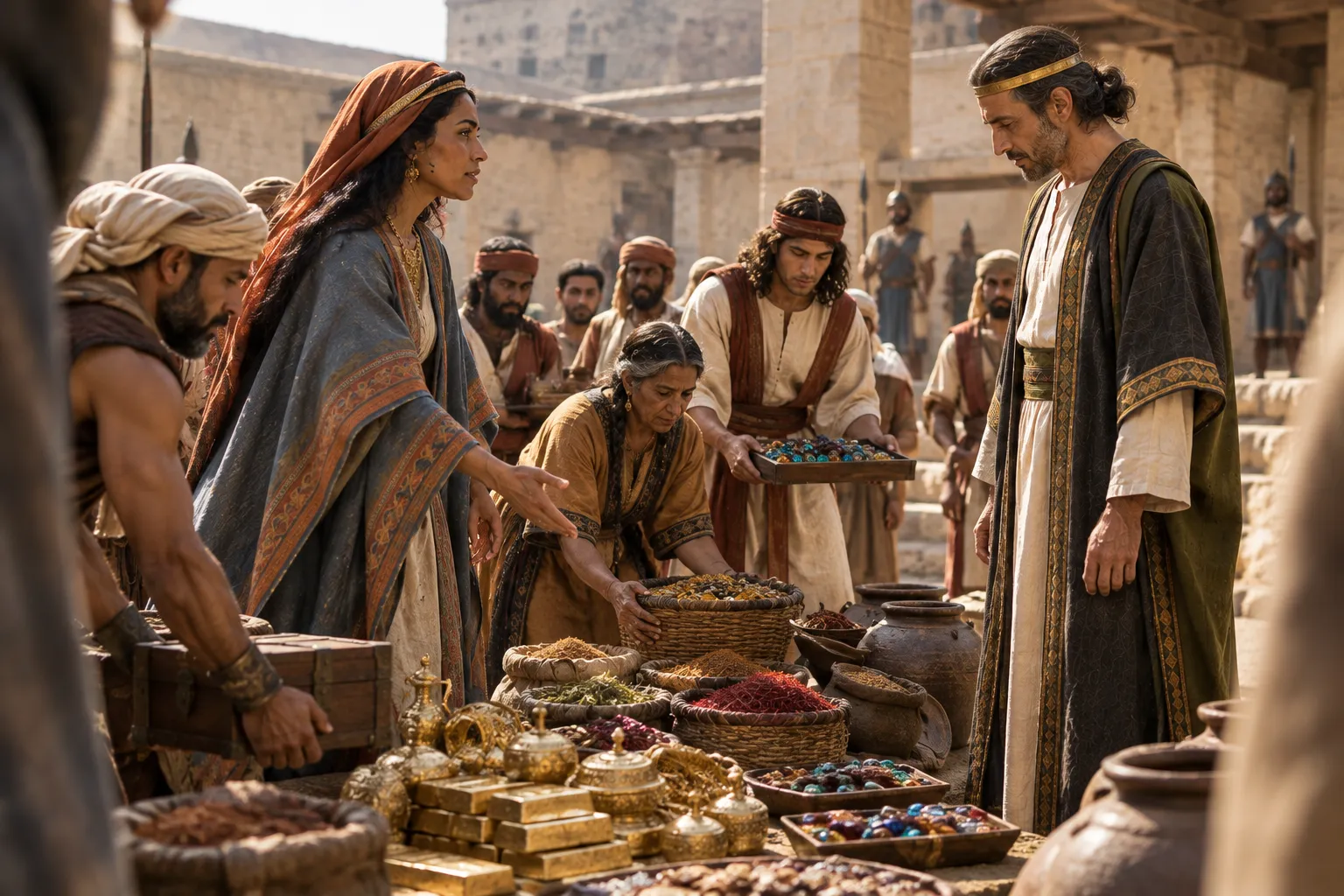The Queen's Tribute (2 Chronicles 9:9)