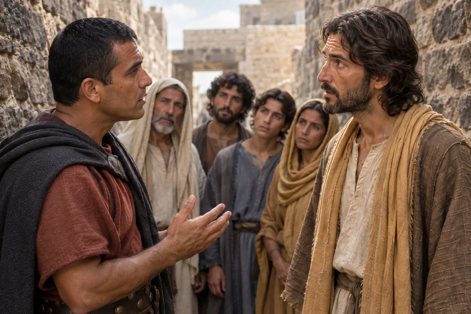 The centurion trusts Jesus’s word (Matthew 8:5–13)