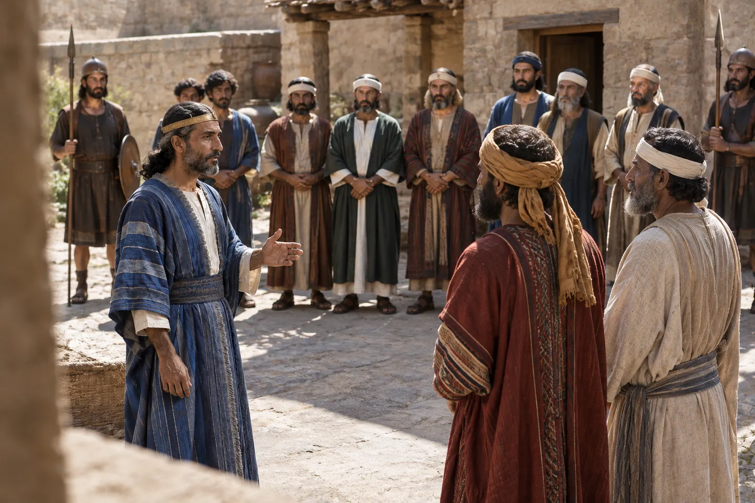 The Jerusalem court receives its leaders (2 Chronicles 19:8–11)
