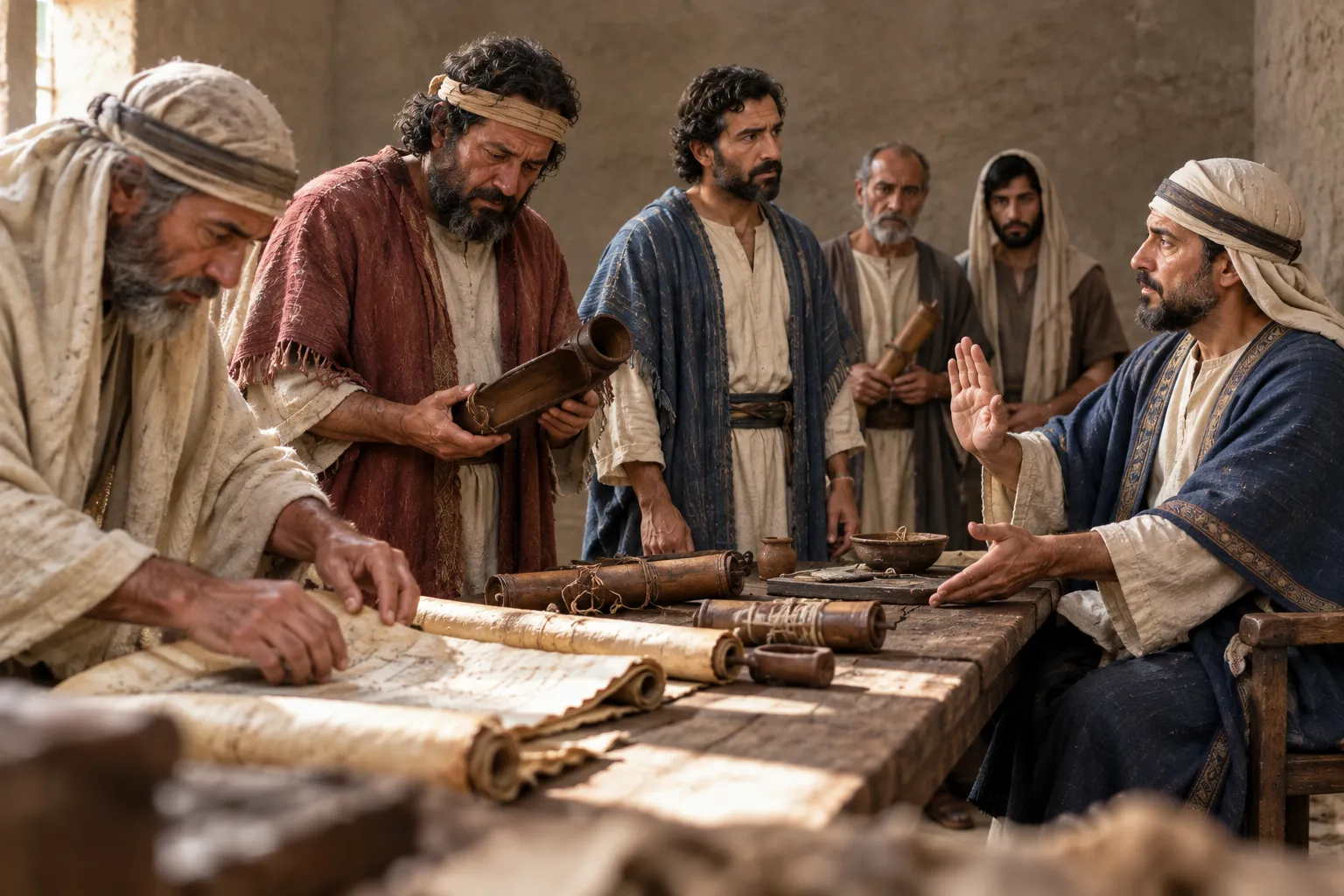 Priestly descent left unproved (Nehemiah 7:63–65)