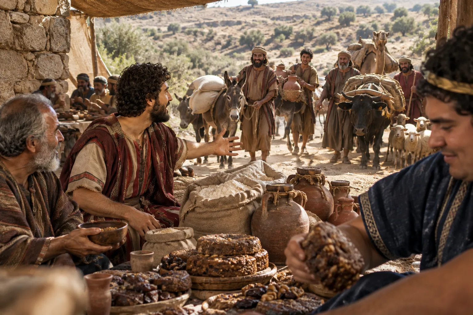 Joy and Abundant Provision at Hebron (1 Chronicles 12:39–40)