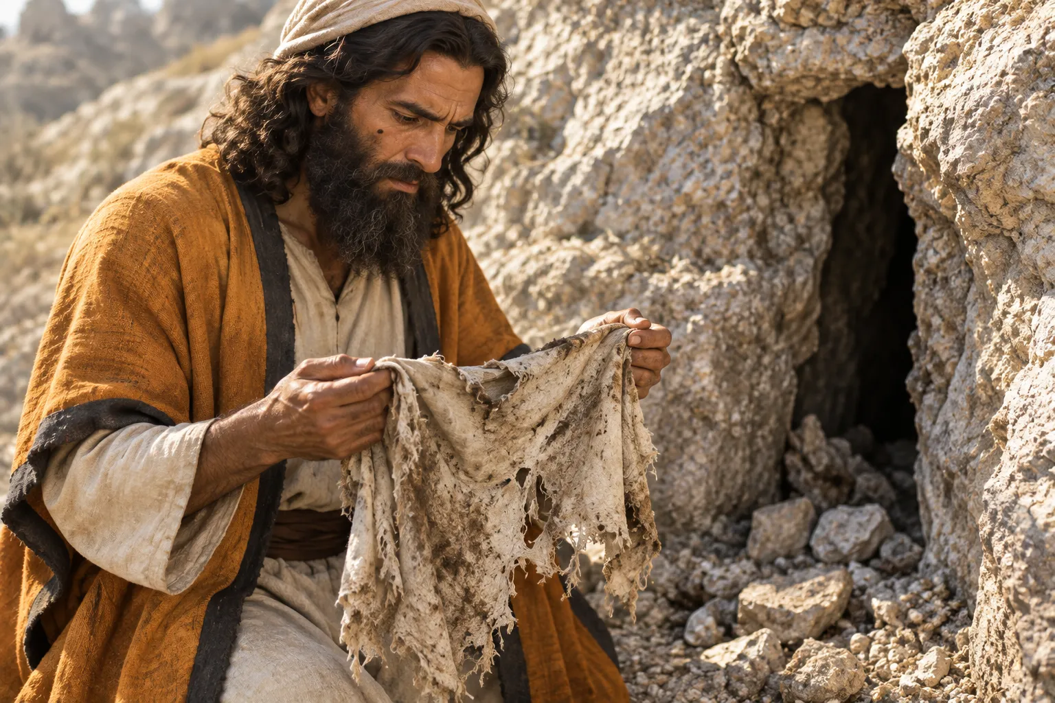 Jeremiah finds the loincloth ruined (Jeremiah 13:6–7)
