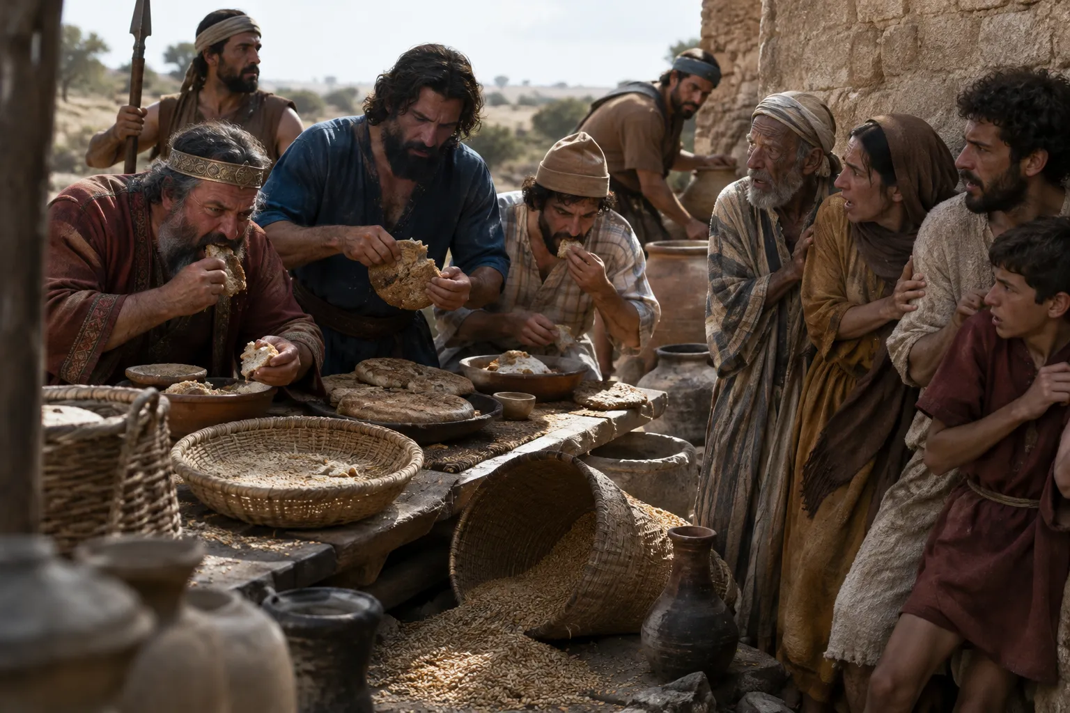 They devour my people like bread (Psalms 53:4)
