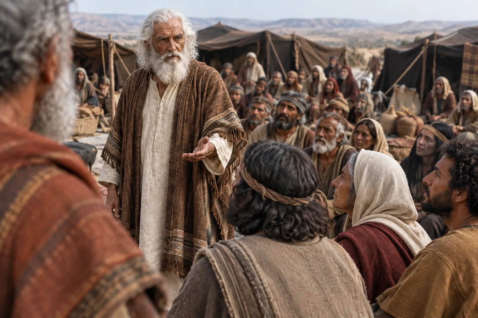 Moses teaches Israel on the plains of Moab (Deuteronomy 4:1–9)