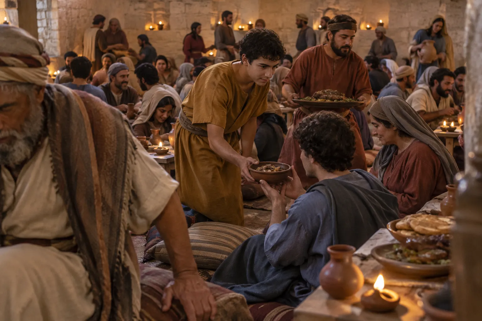 The wedding hall filled (Matthew 22:9–10)