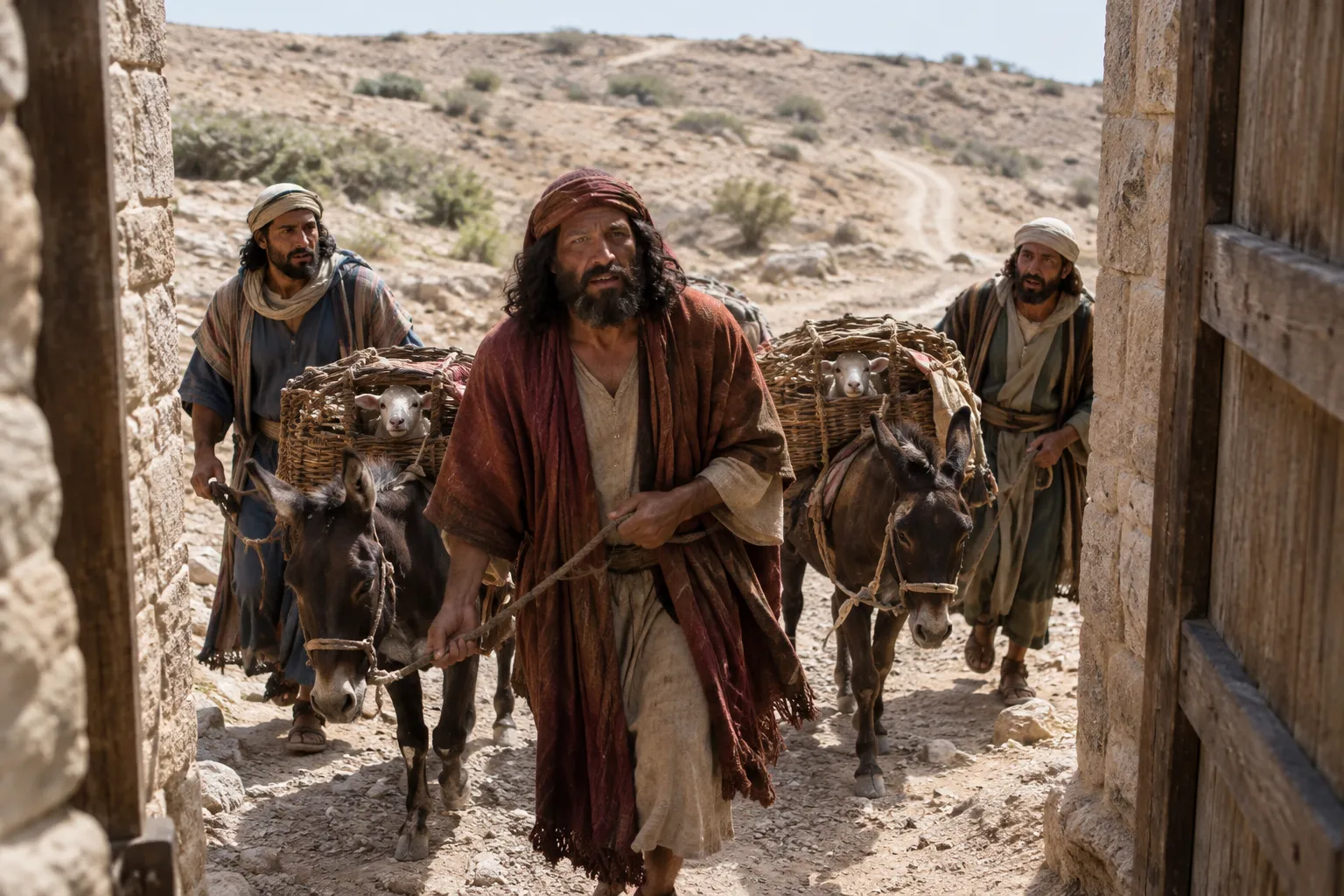 Tribute Lambs Arrive at Zion (Isaiah 16:1)