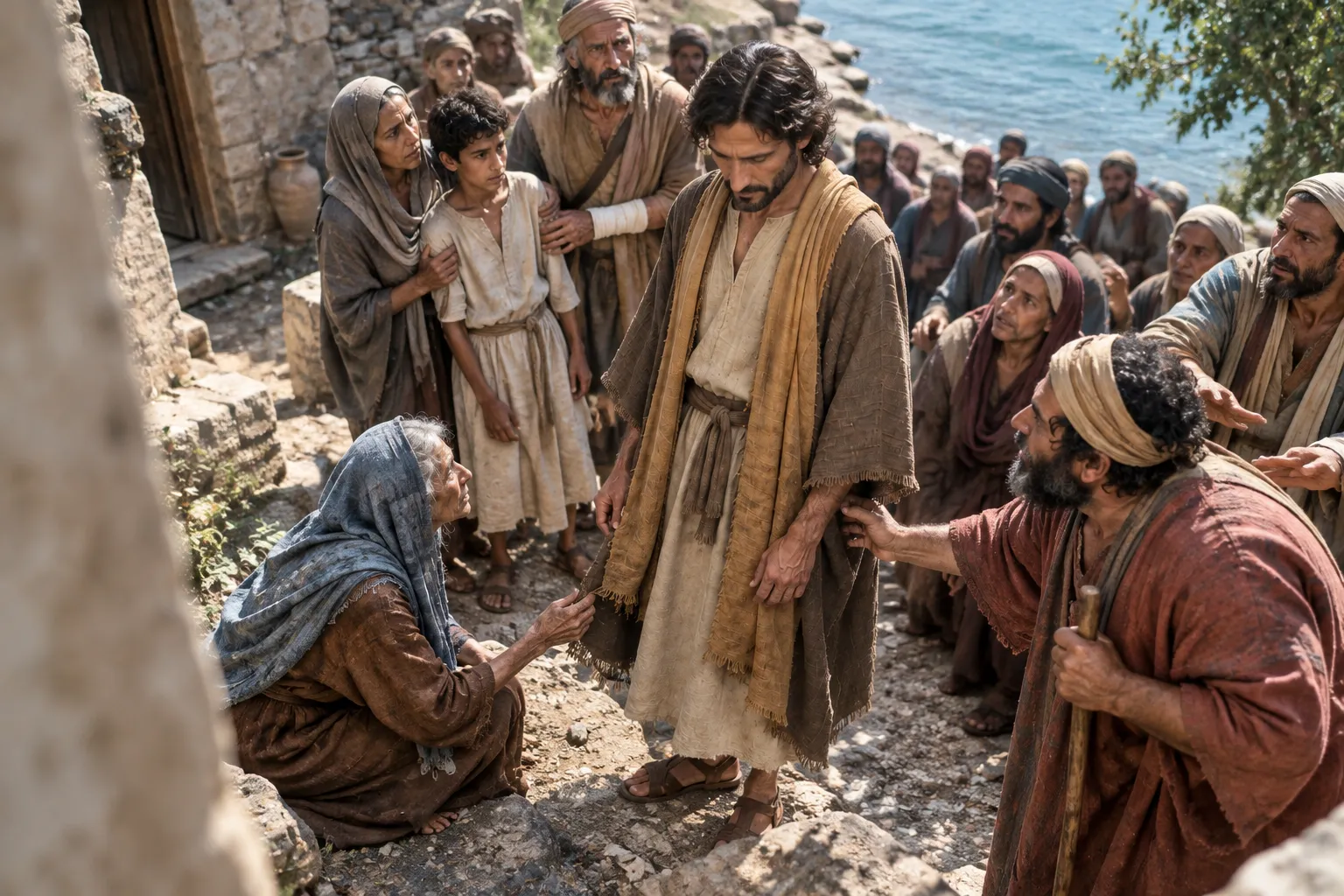 The fringe of his cloak (Matthew 14:35–36)