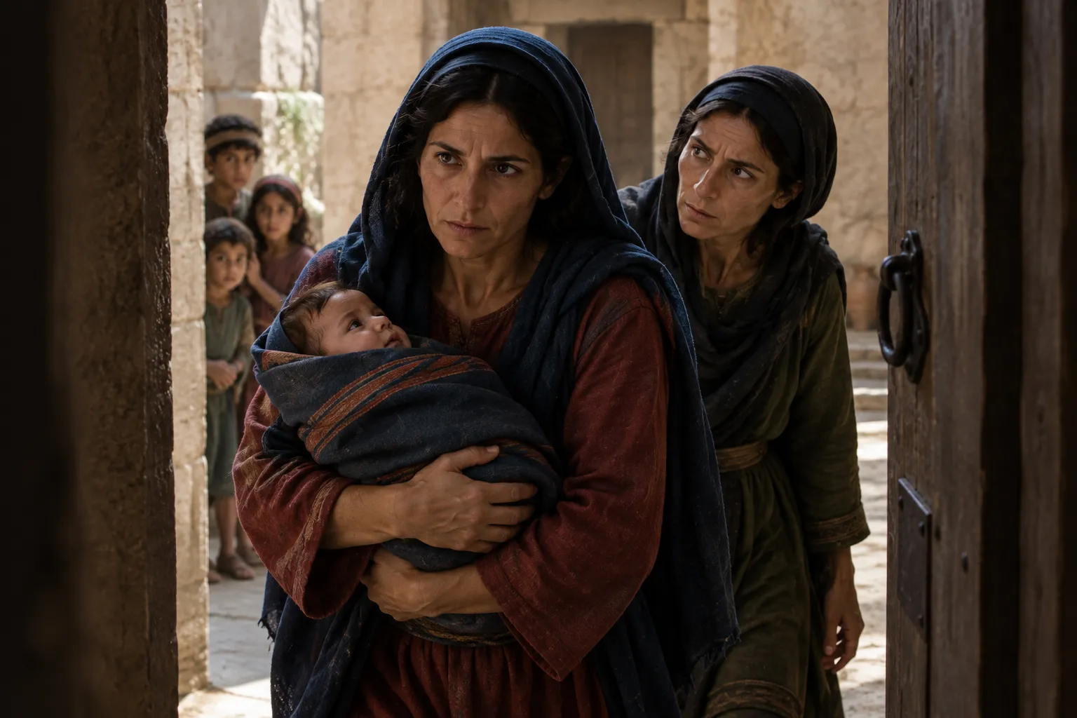 Jehoshabeath rescues Joash (2 Chronicles 22:11)