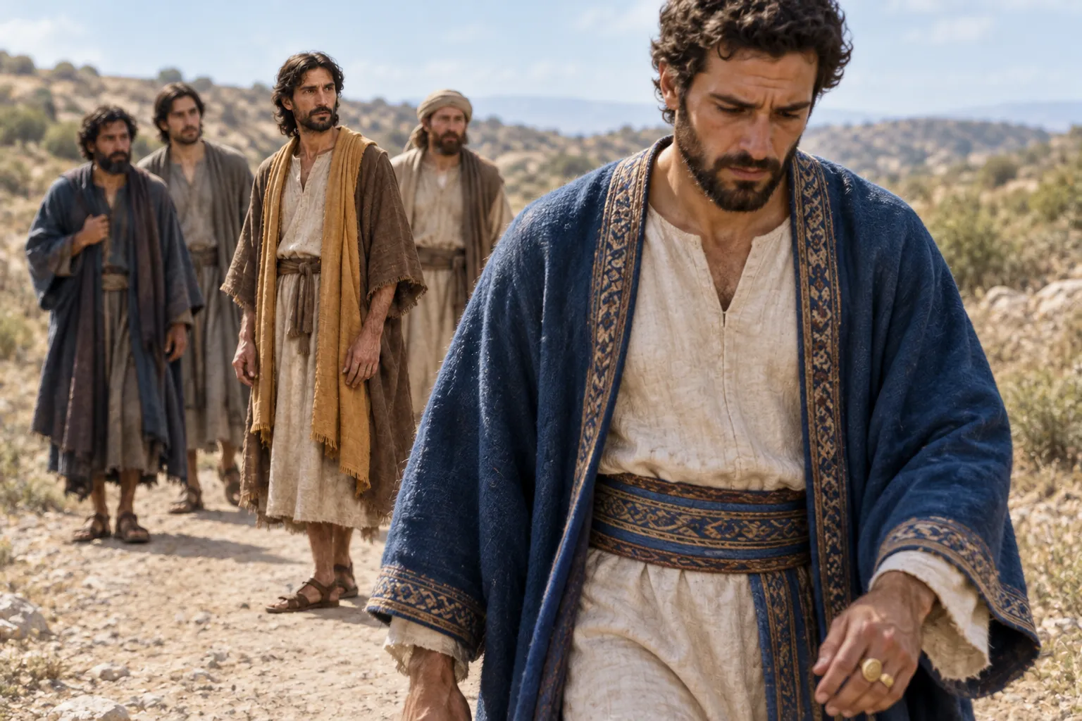 The rich man turns away (Mark 10:21–22)