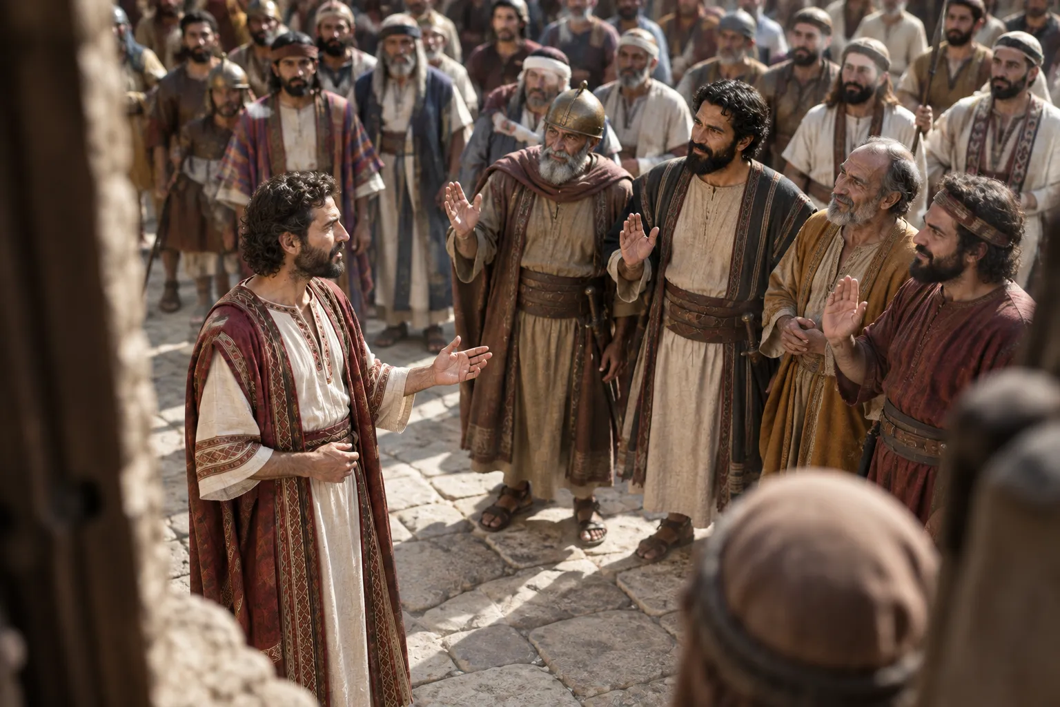 David proposes bringing back the ark (1 Chronicles 13:1–4)