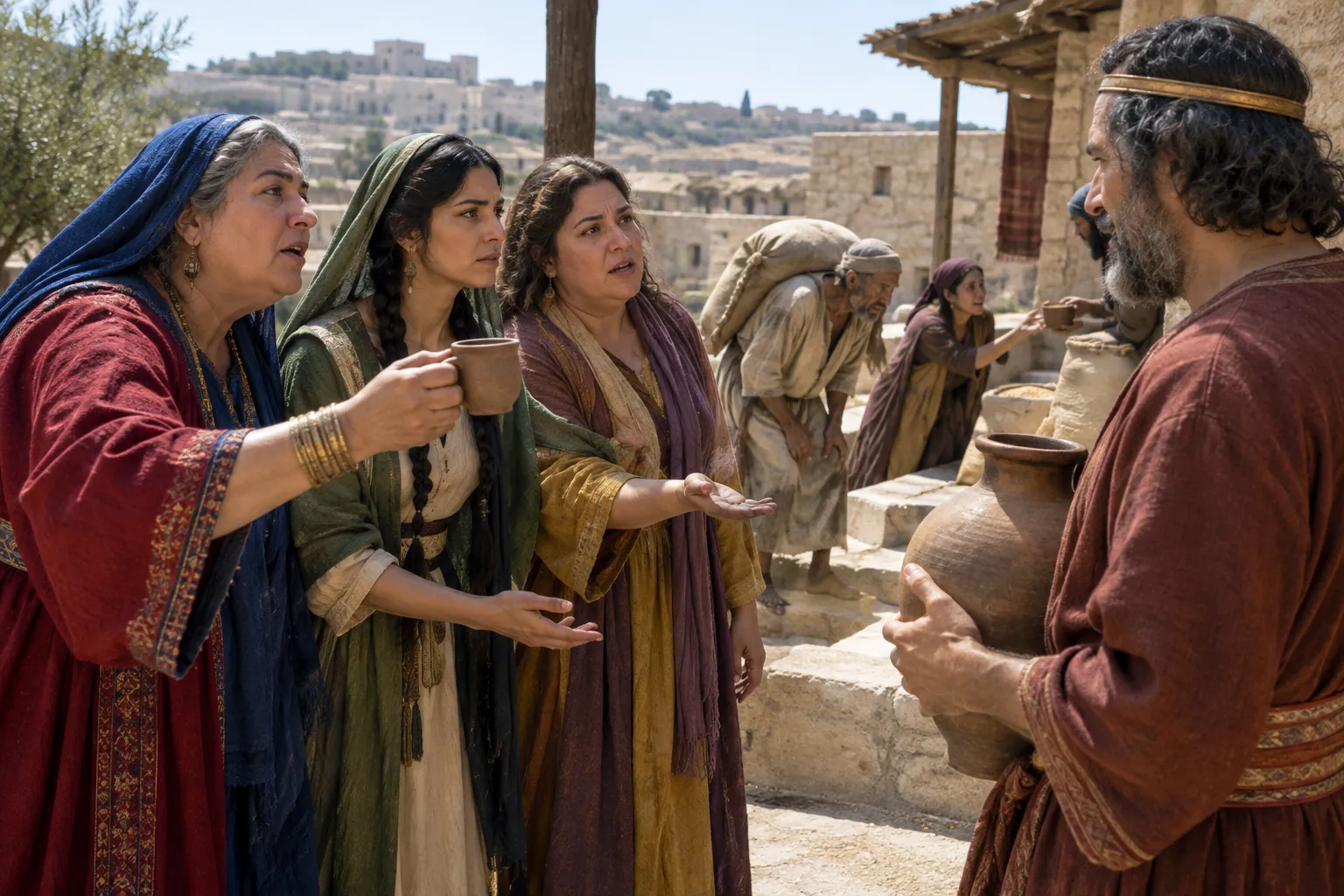 The luxurious women of Samaria (Amos 4:1)