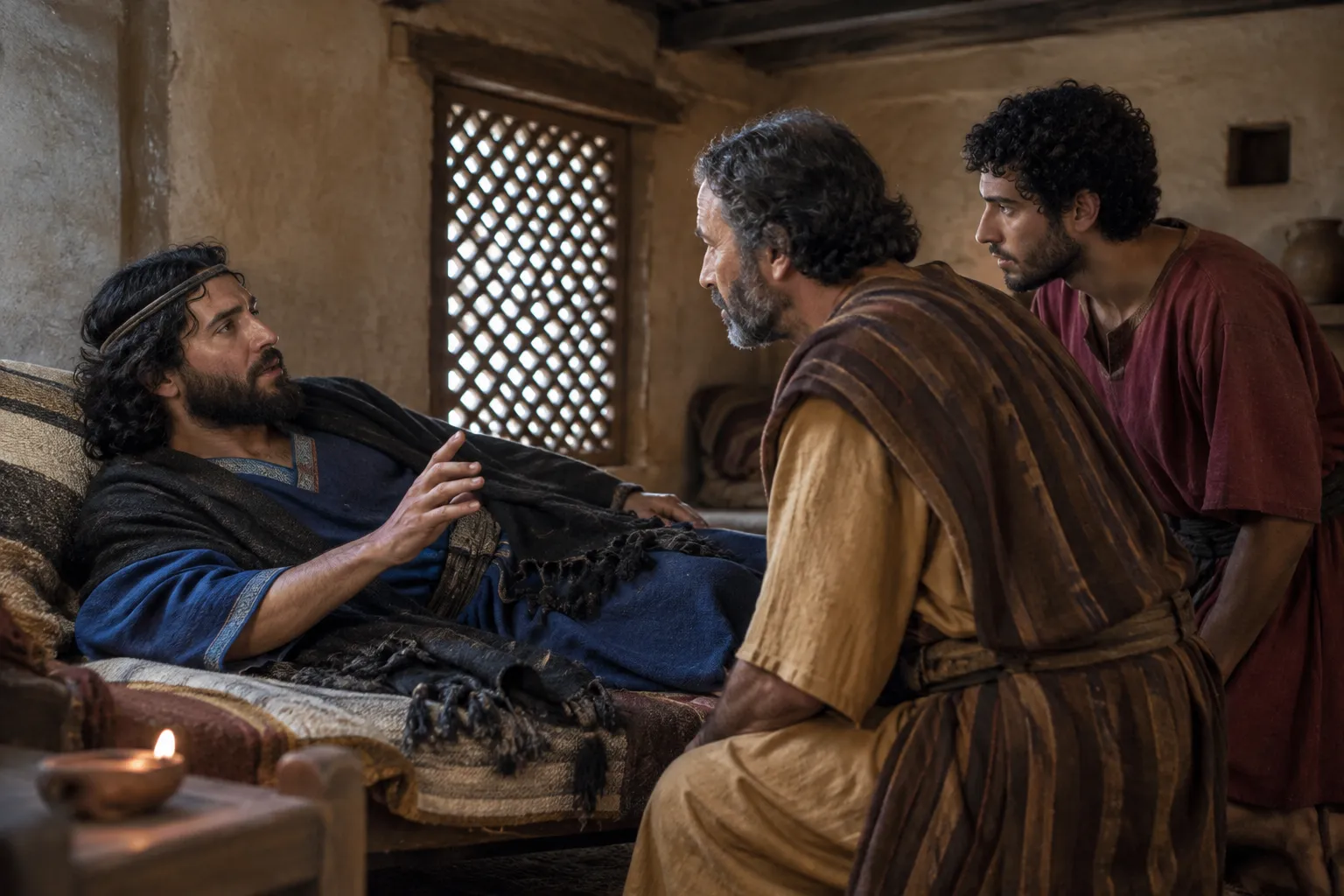 The Injured King Sends Messengers (2 Kings 1:2)