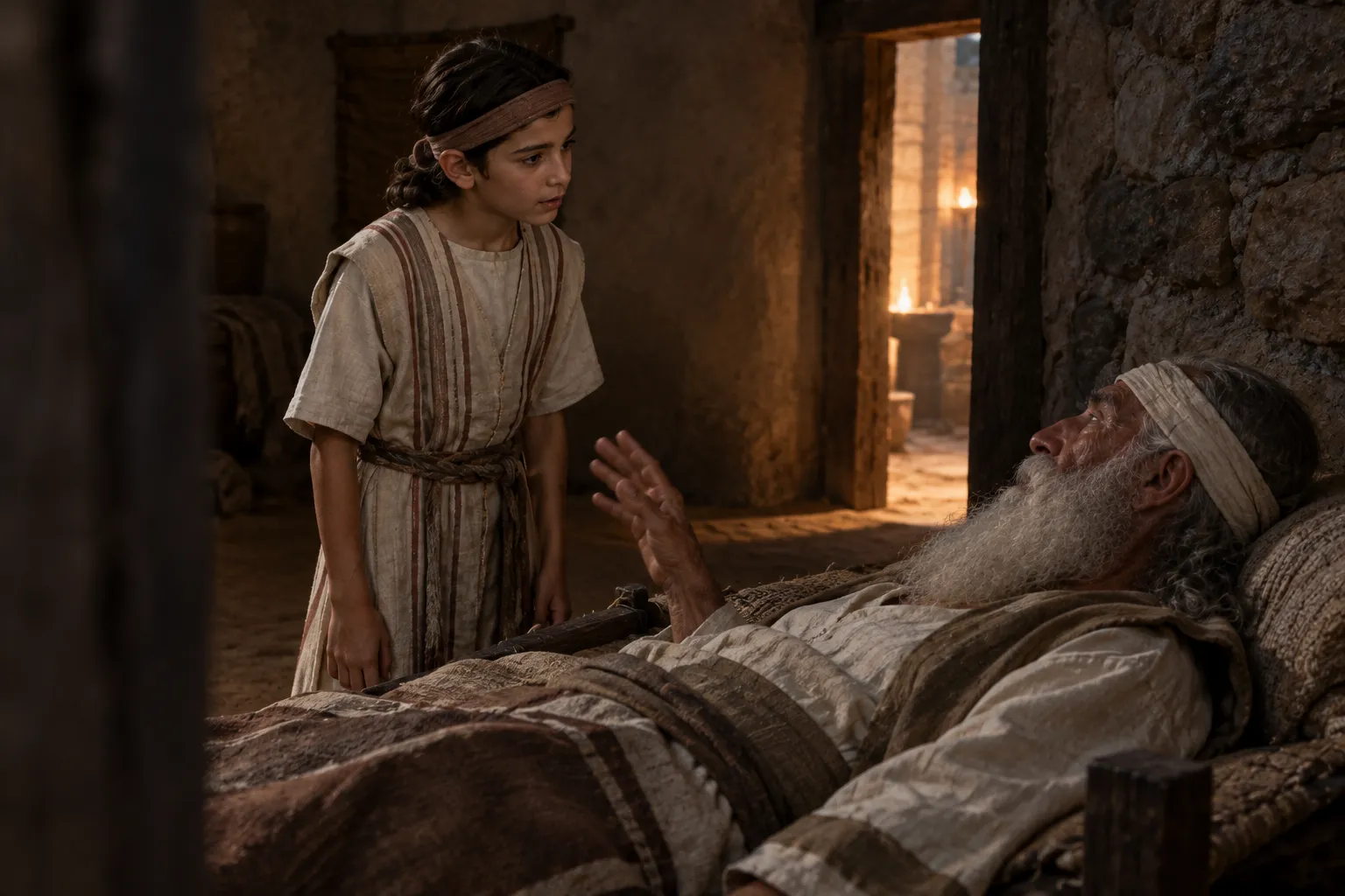 Samuel Runs to Eli (1 Samuel 3:2–5)