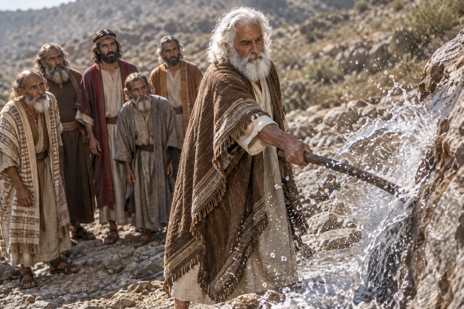 Water from the Rock (Exodus 17:5–6)