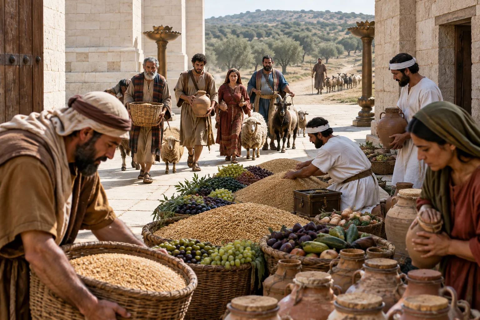 The People Bring Abundant Contributions (2 Chronicles 31:5–7)