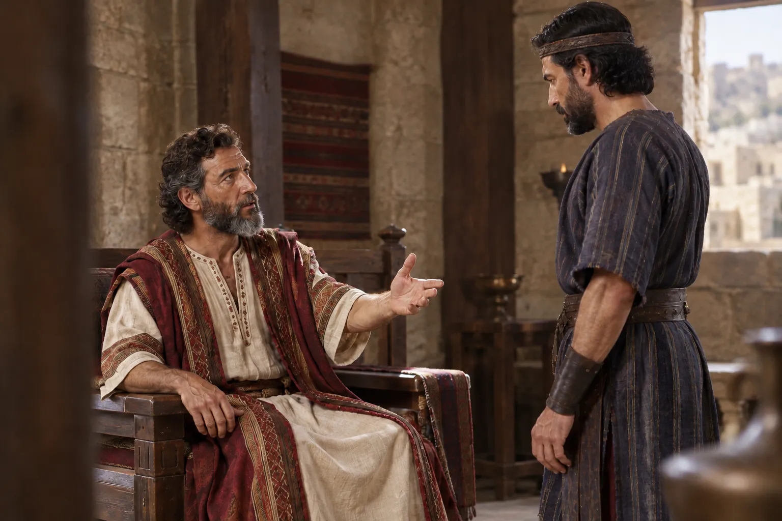David orders Joab to bring Absalom back (2 Samuel 14:21)