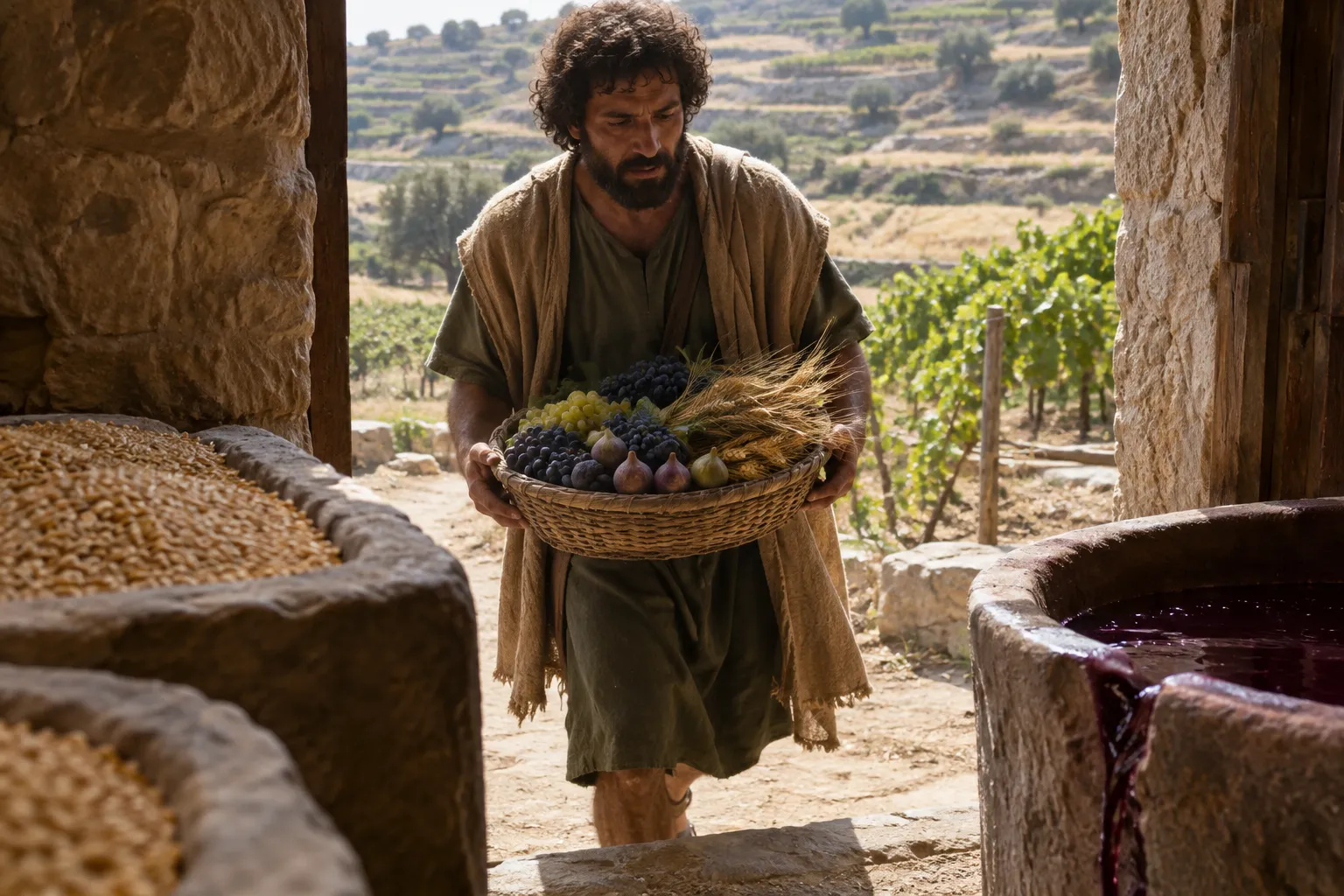 Firstfruits and Abundance (Proverbs 3:9–10)