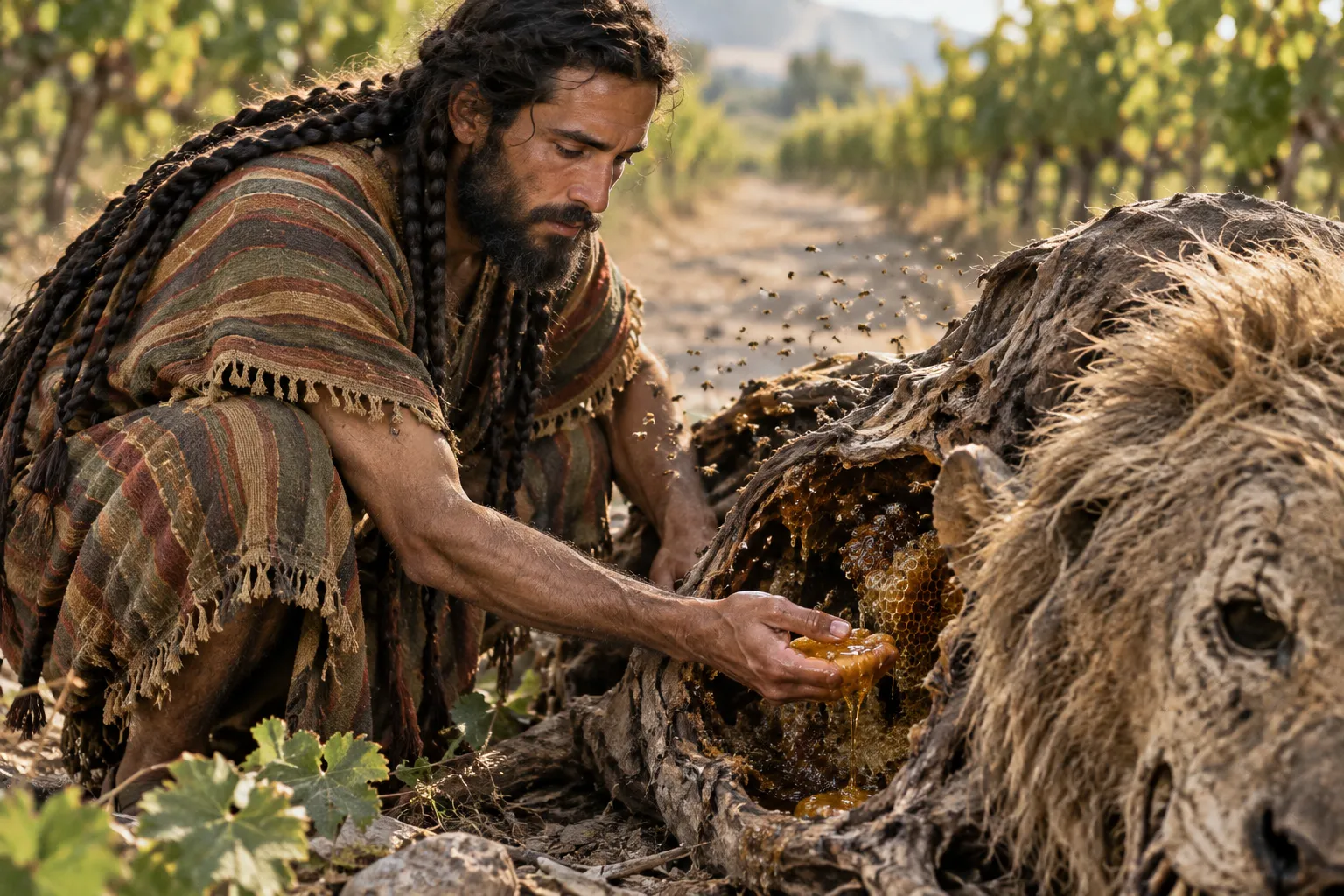Honey from the Lion (Judges 14:8–9)