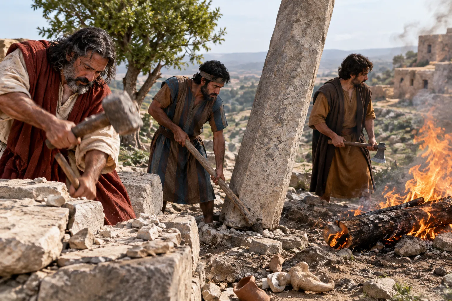 Destroying the Hilltop Shrine (Deuteronomy 12:2–3)