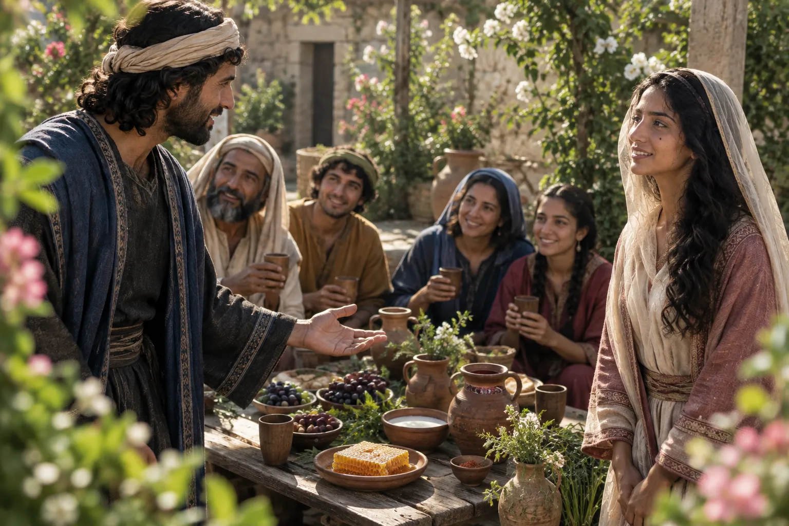 Eat and drink in the garden (Song of Solomon 5:1)