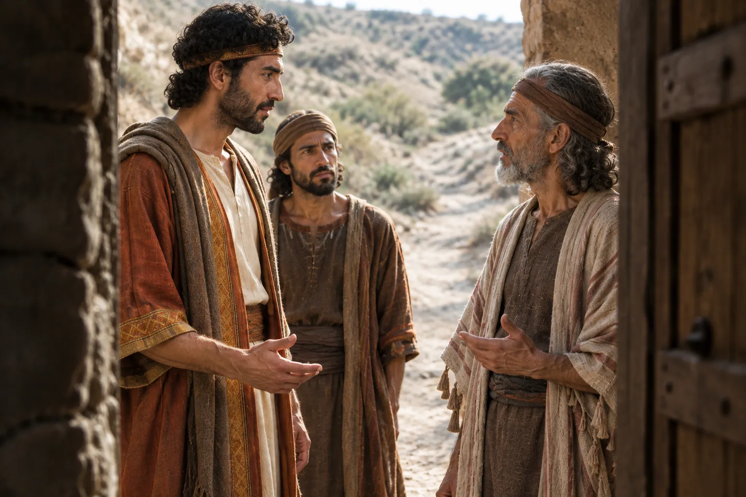 Saul meets the seer (1 Samuel 9:14–21)