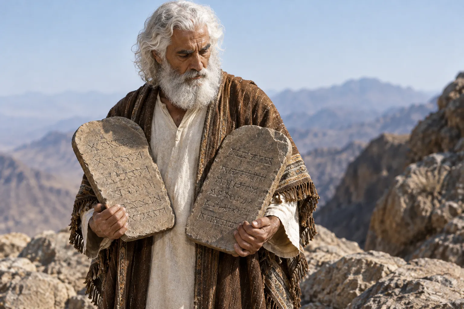 The Tablets of the Testimony (Exodus 31:18)