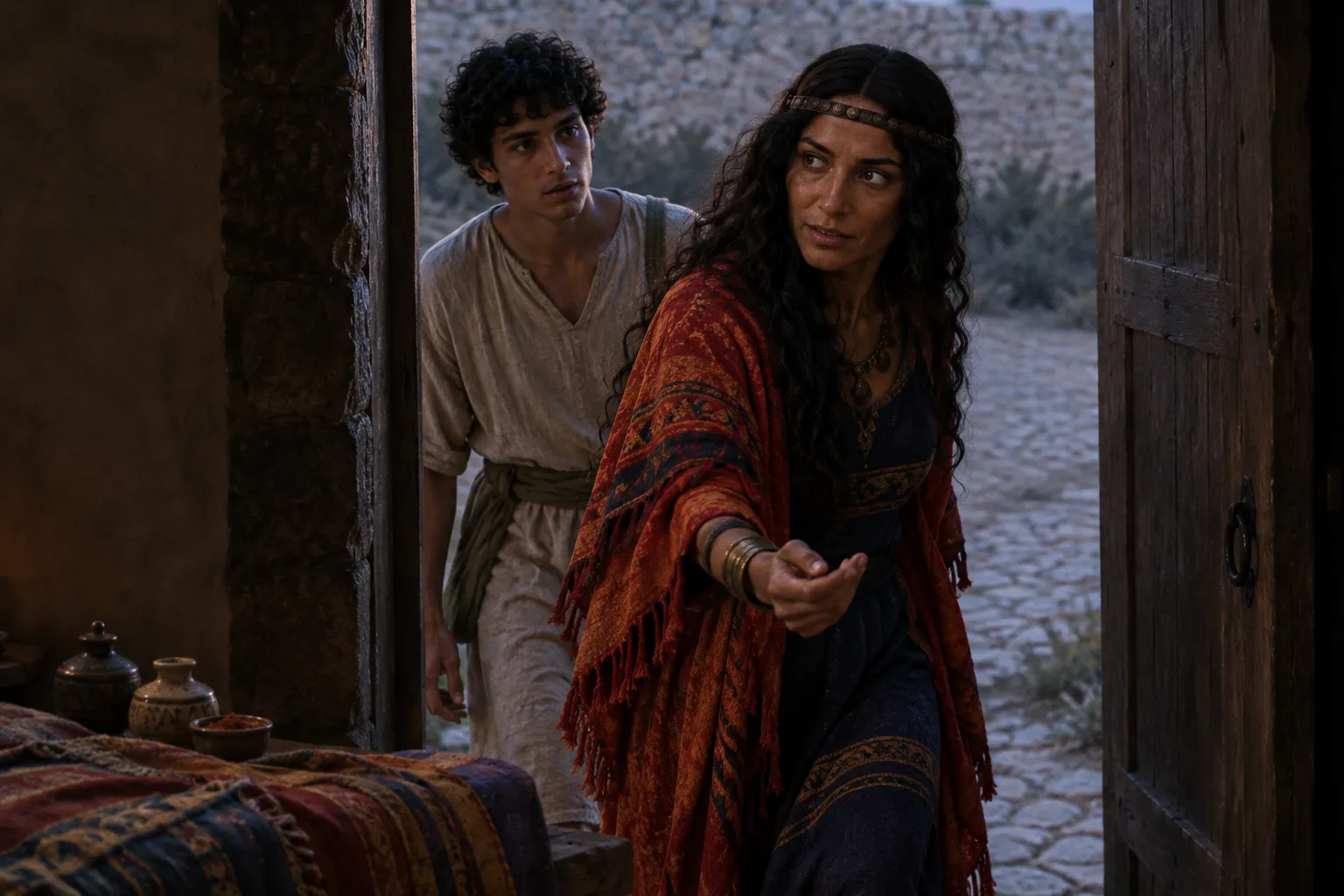 He follows her on impulse (Proverbs 7:16–23)