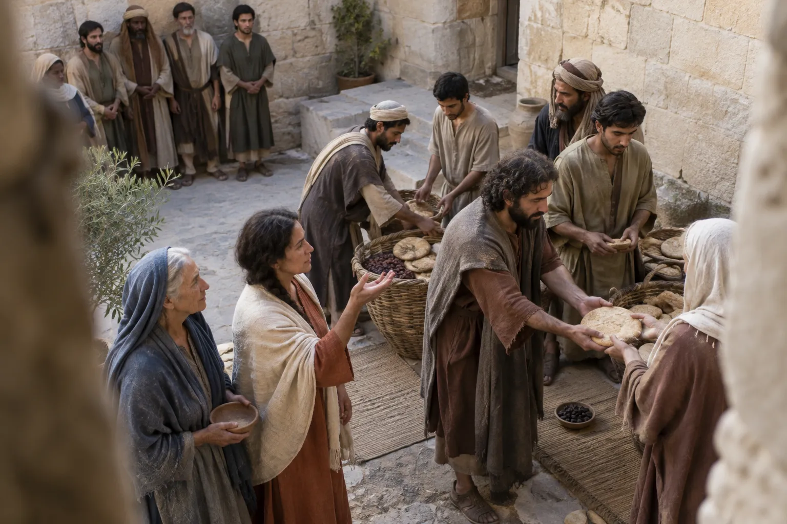 Grecian Jewish widows overlooked (Acts 6:1)