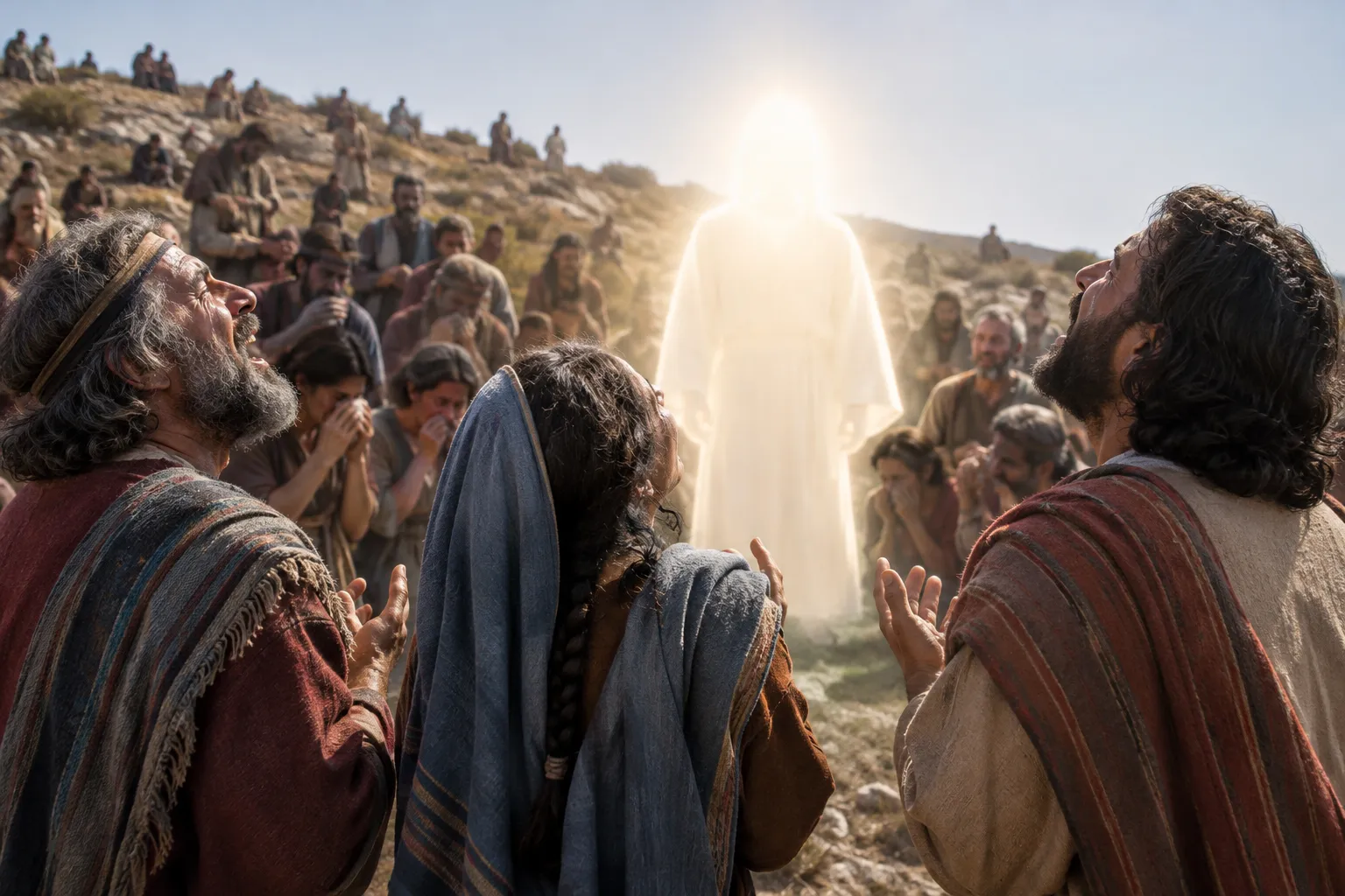 Israel weeps at Bochim (Judges 2:1–4)