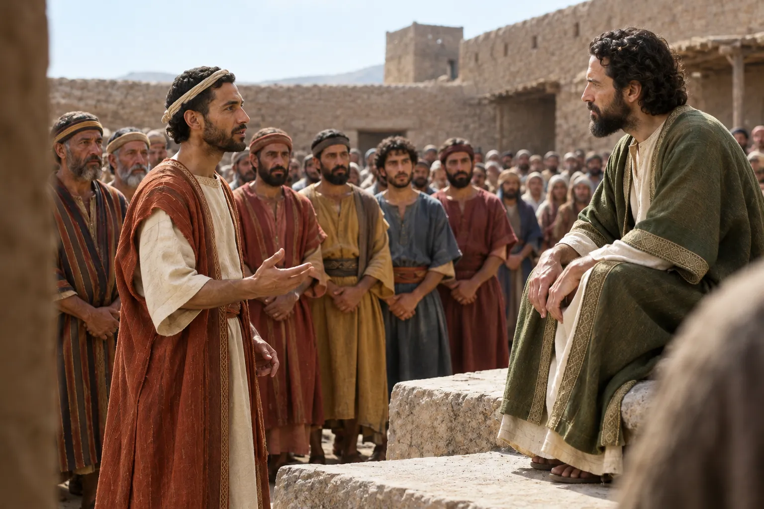 Israel asks Rehoboam to lighten the burden (2 Chronicles 10:1–5)