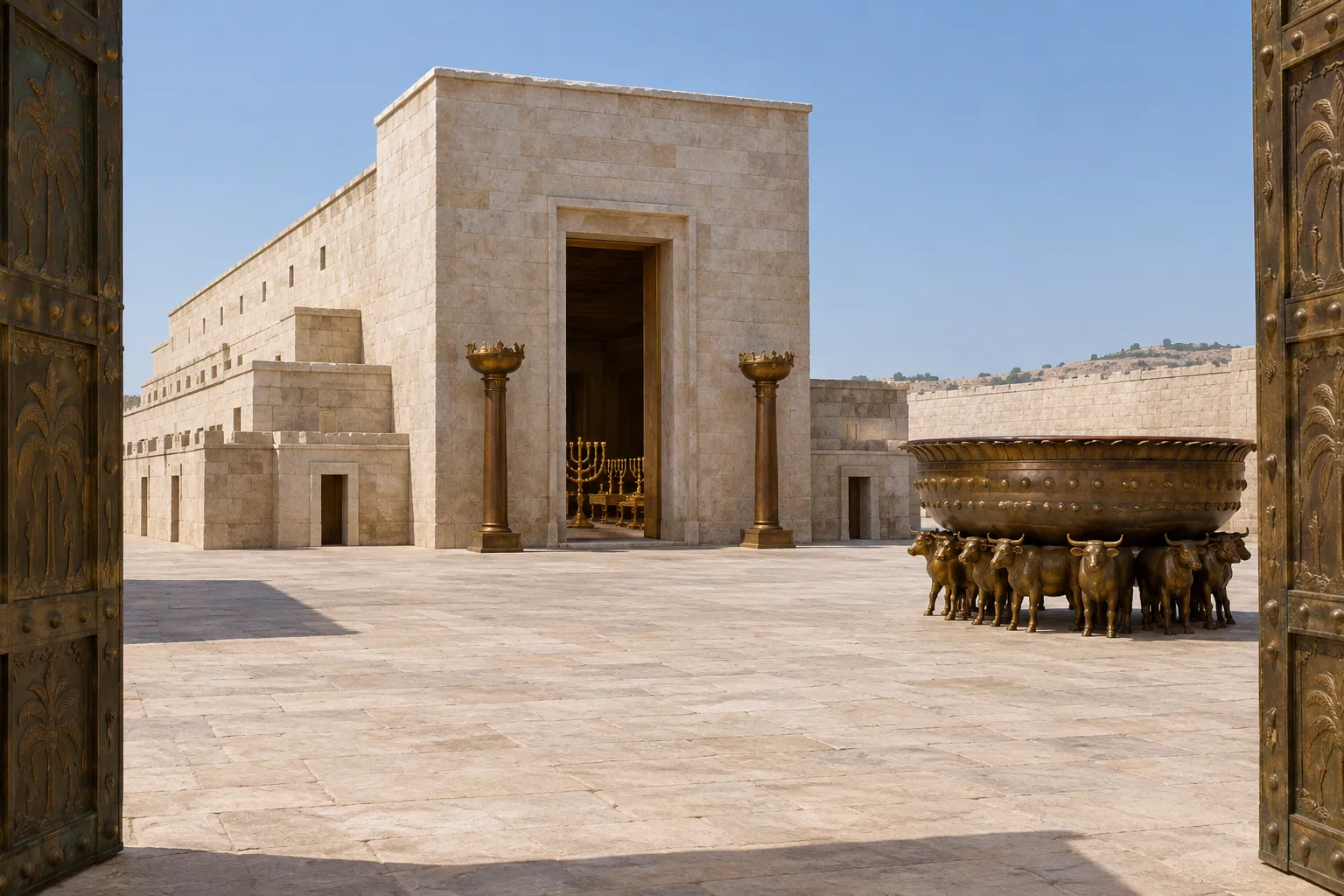 The ordered temple furnishings (2 Chronicles 4:7–10)